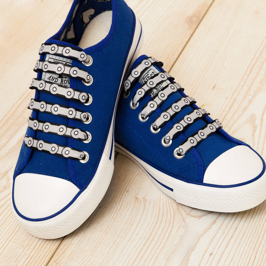 bike chains shoelace pack by aces laces