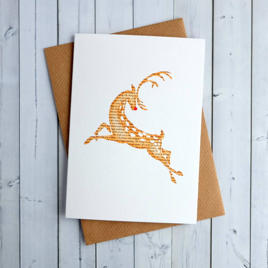 book lover christmas cards pack of eight by bookishly