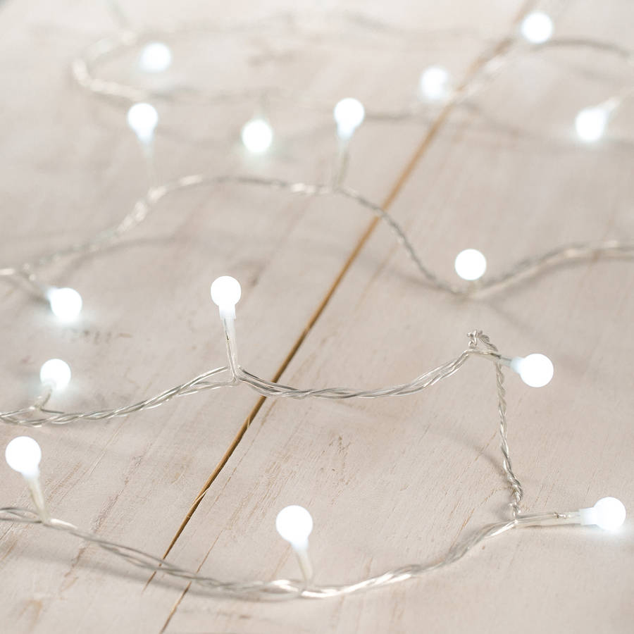 40 white berry lights by lights4fun notonthehighstreet com 40 white berry lights by lights4fun notonthehighstreet com