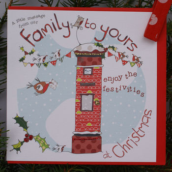 christmas card for a special family or couple by molly mae | notonthehighstreet.com