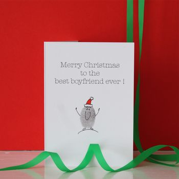 boyfriend christmas card by adam regester design | notonthehighstreet.com