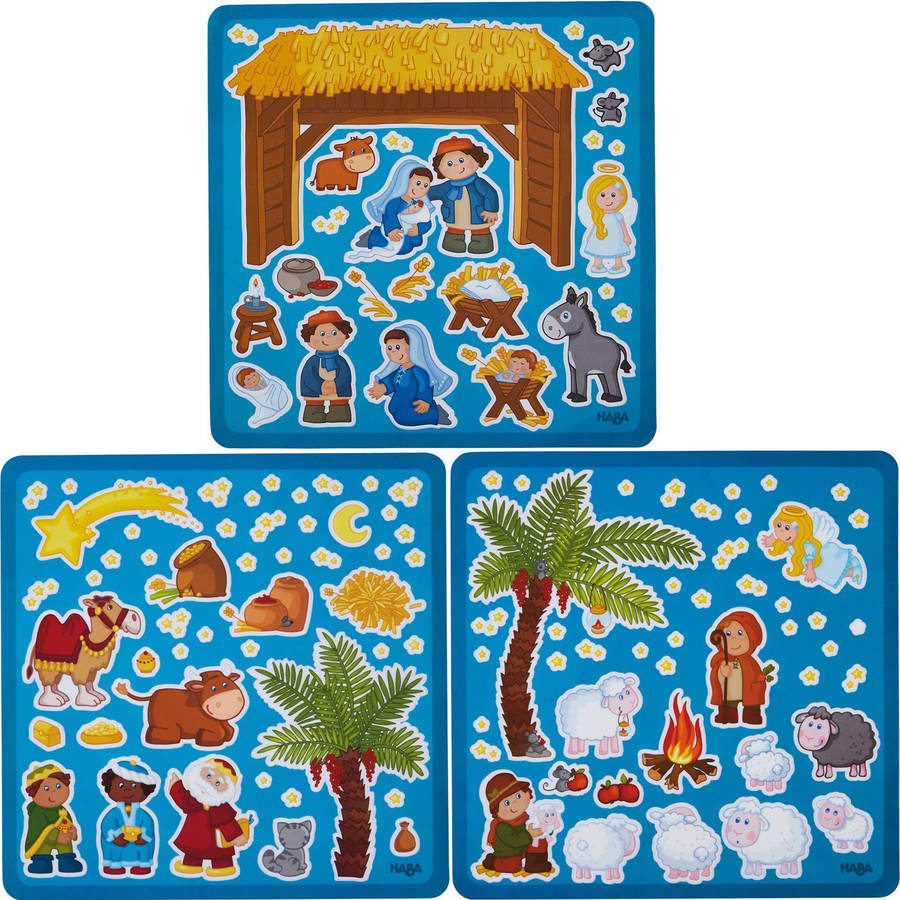 reusable festive window stickers by oskar & catie