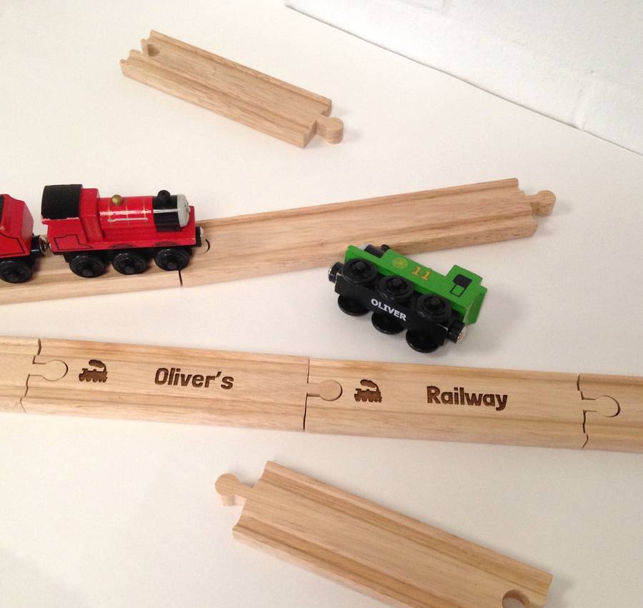 personalised train track