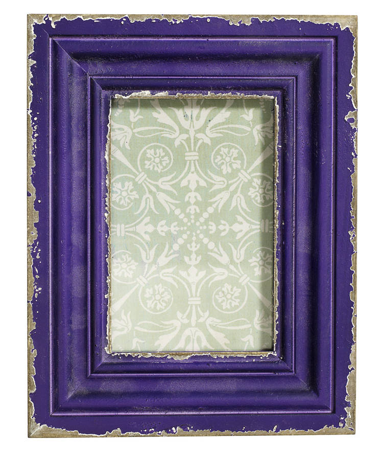 vintage style purple picture frame by i love retro | notonthehighstreet.com