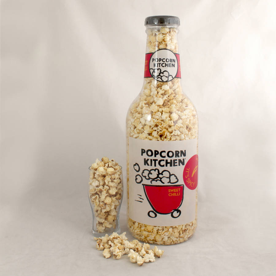giant 'money box' gourmet popcorn bottle by popcorn kitchen