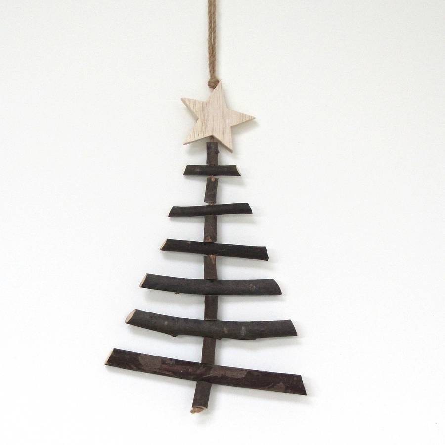 medium wooden twig hanging christmas tree by chapel cards medium wooden twig hanging christmas tree by chapel cards