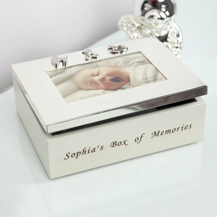 Personalised Wooden Keepsake Memory Box By Modo Creative 