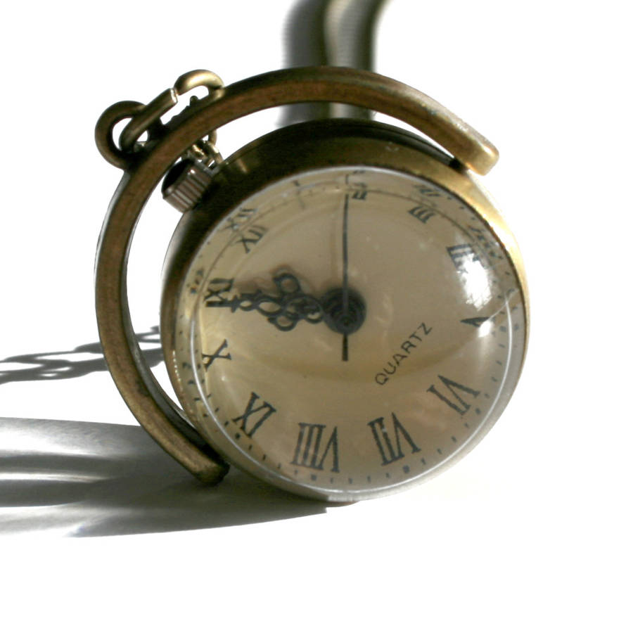 vintage style pocket watch necklace by hayley & co