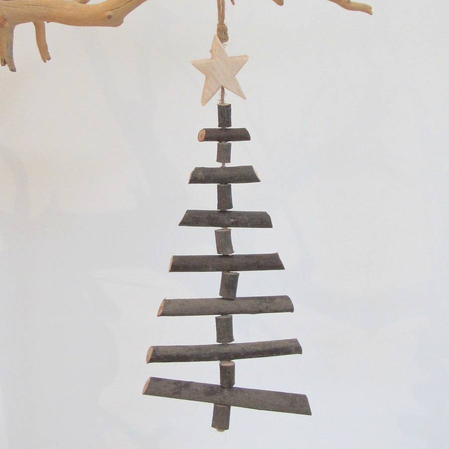 small wooden twig hanging christmas tree by chapel cards small wooden twig hanging christmas tree by chapel cards