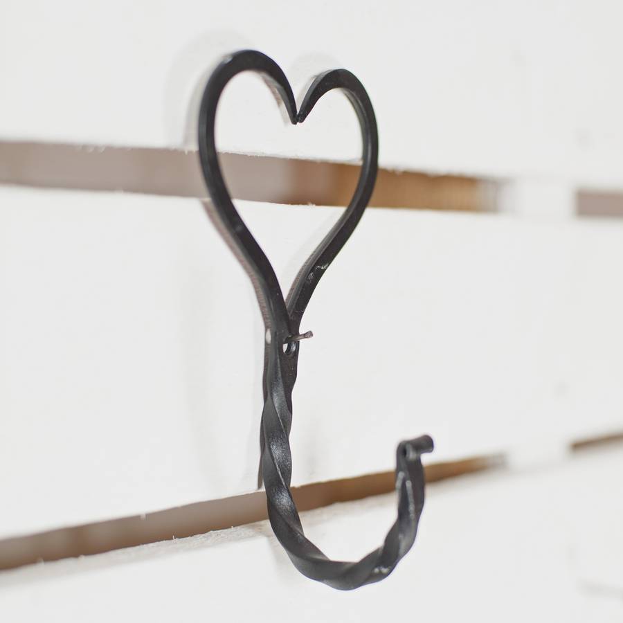 heart metal hook by the orchard