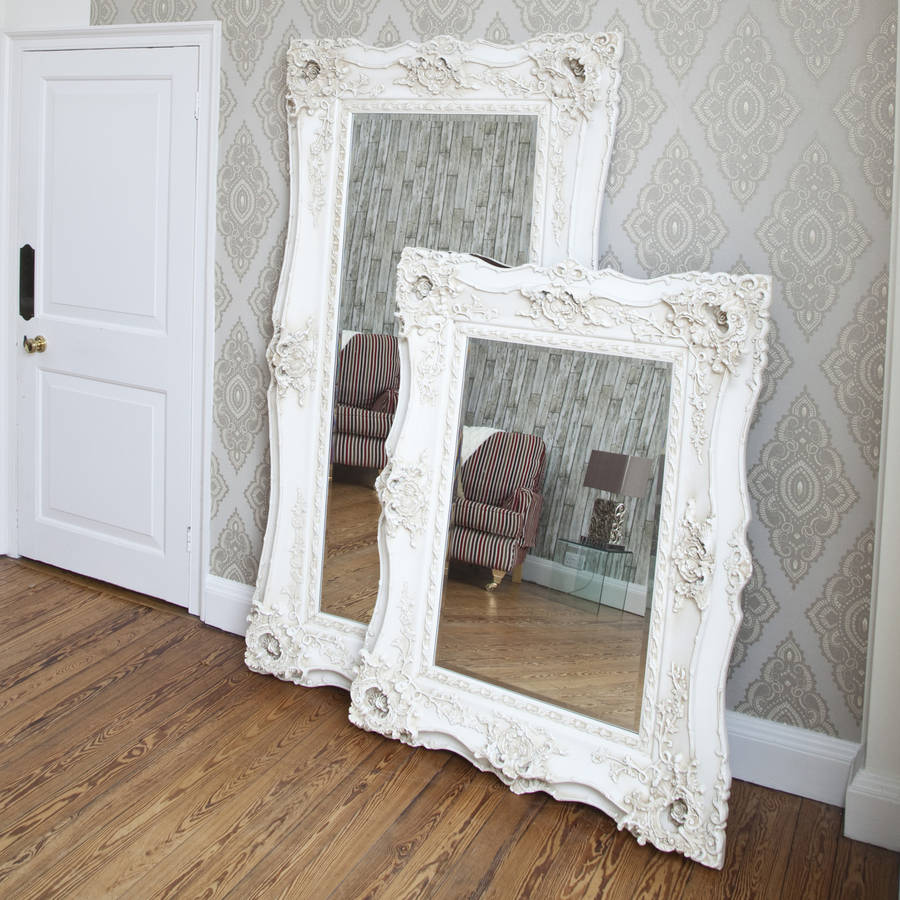 vintage ornate ivory decorative mirror by decorative mirrors online