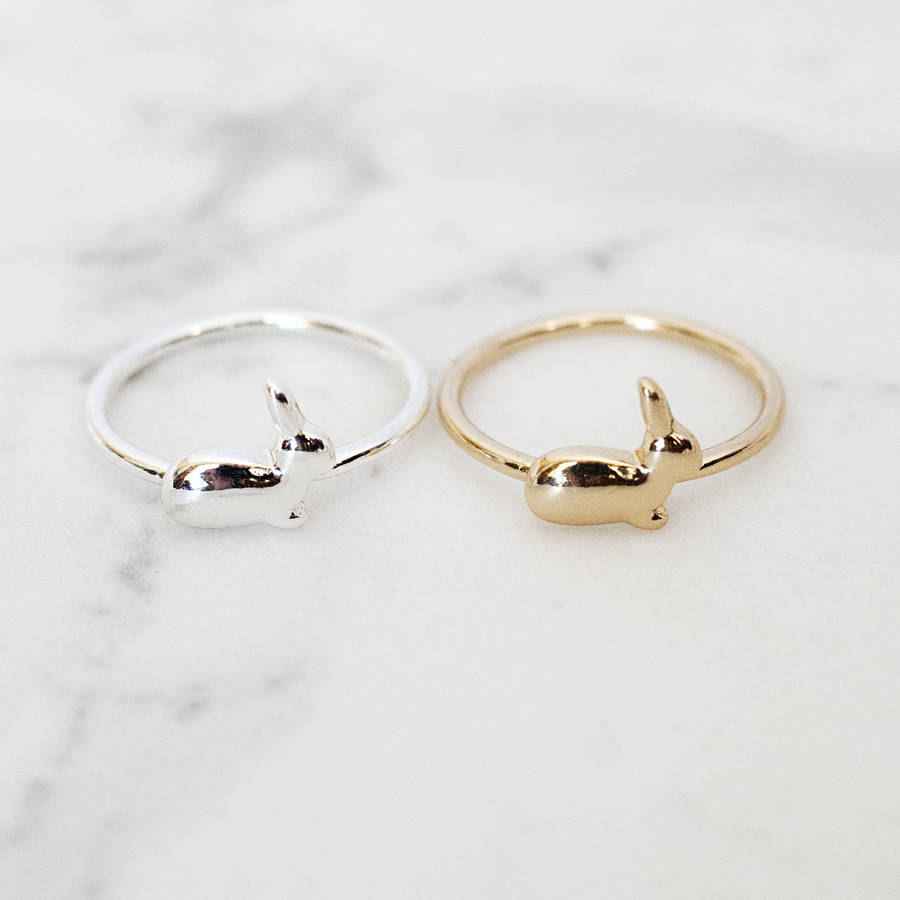 bunny ring by junk jewels notonthehighstreet bunny ring by junk jewels notonthehighstreet