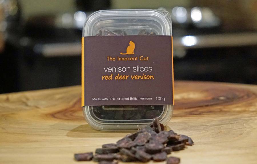 the innocent cat venison slices for cats triple pack by the innocent