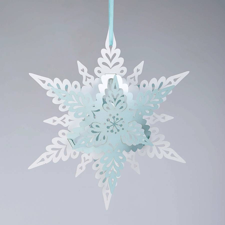 deco snowflake lanterns by the hanging lantern company