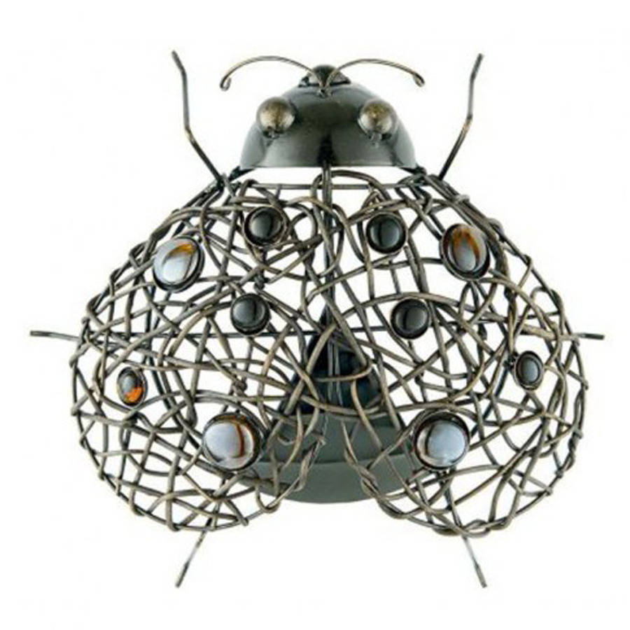 beaded bug garden wall art sculpture by garden selections