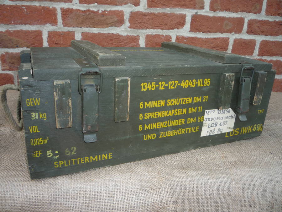 vintage ammunition crate by vintage crates