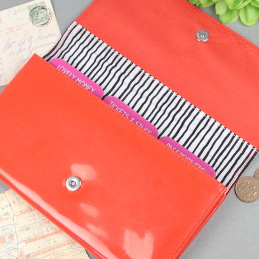 'travel stuff' travel wallet by lisa angel homeware & gifts