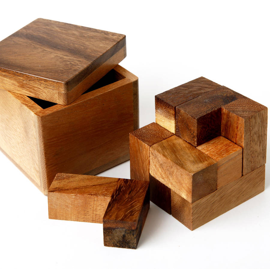 soma cube wooden puzzle by fablittlegiftshop ...
