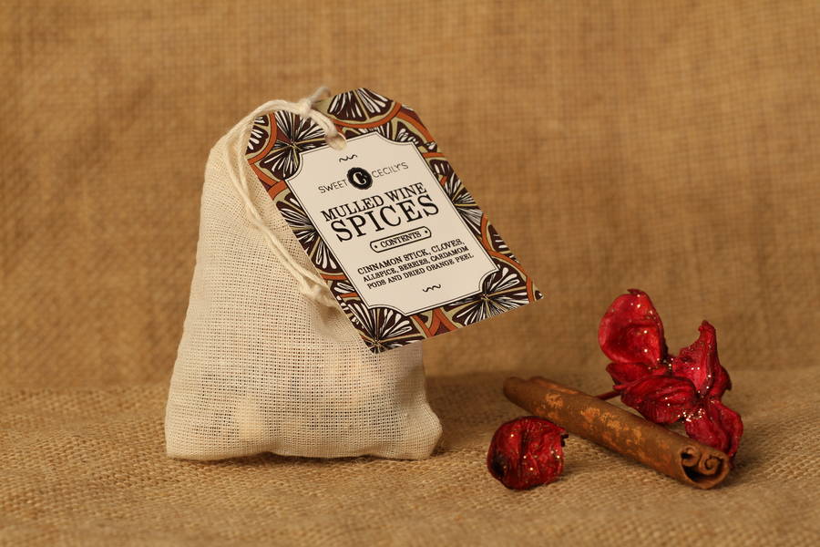 mulled wine spices kit by sweet cecily's