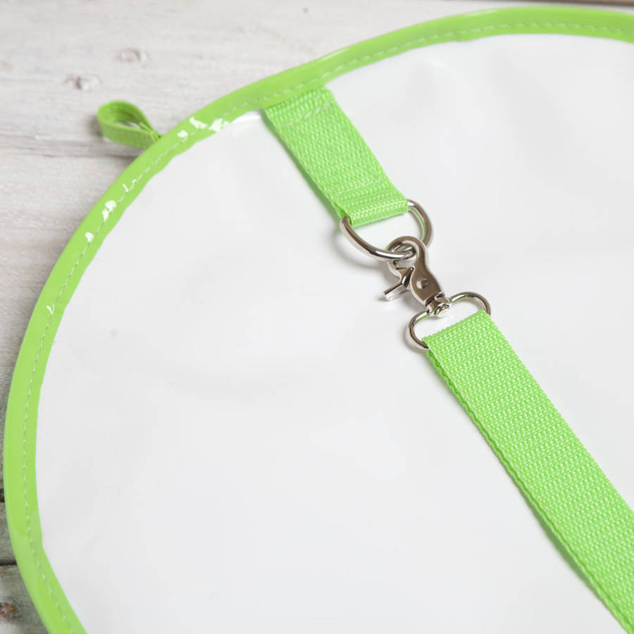 ladies white patent leather tennis racket cover by red berry apple