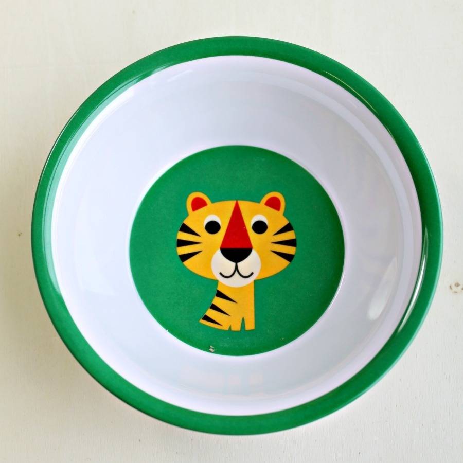 retro tiger melamine bowl by posh totty designs interiors