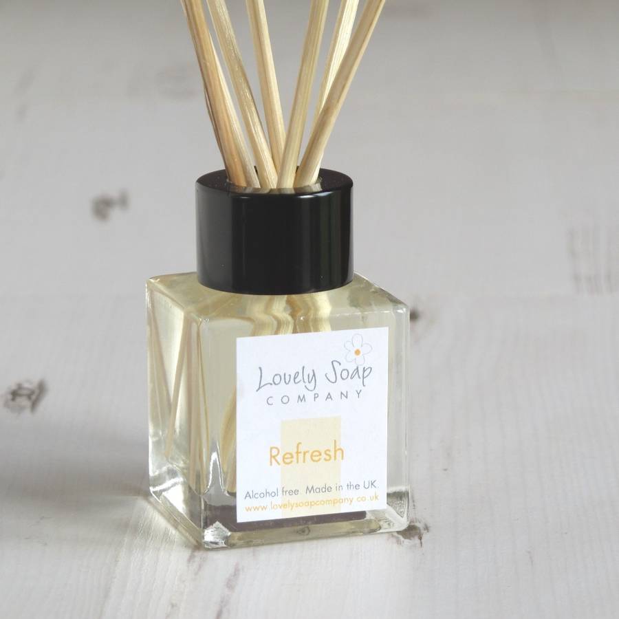 aromatherapy reed diffuser by lovely soap company