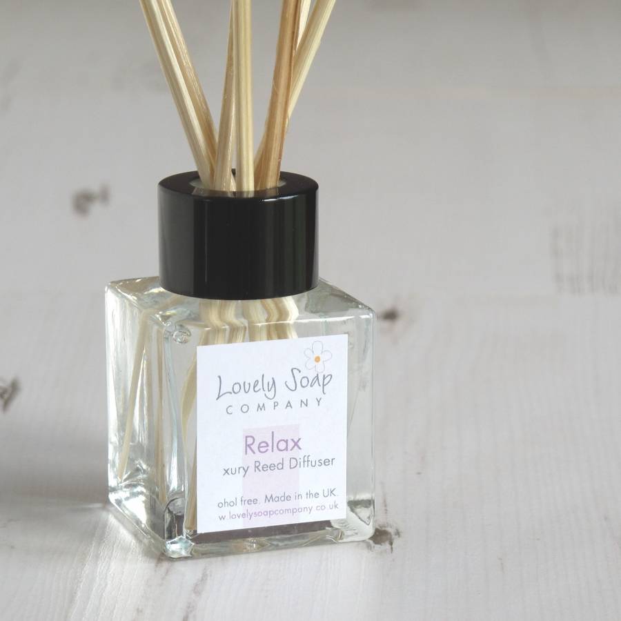 aromatherapy reed diffuser by lovely soap company
