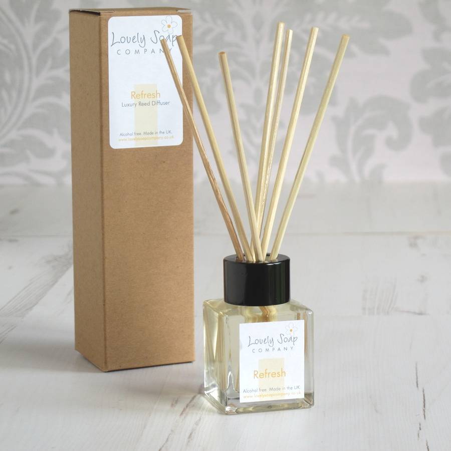 aromatherapy reed diffuser by lovely soap company