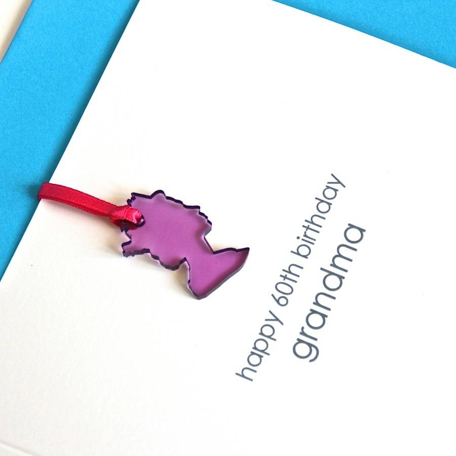 'happy birthday grandma' greeting card by the cornish card company