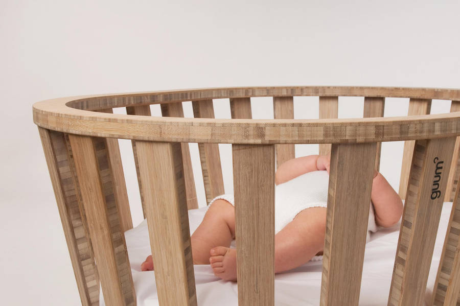 wooden mini crib by lullabuy