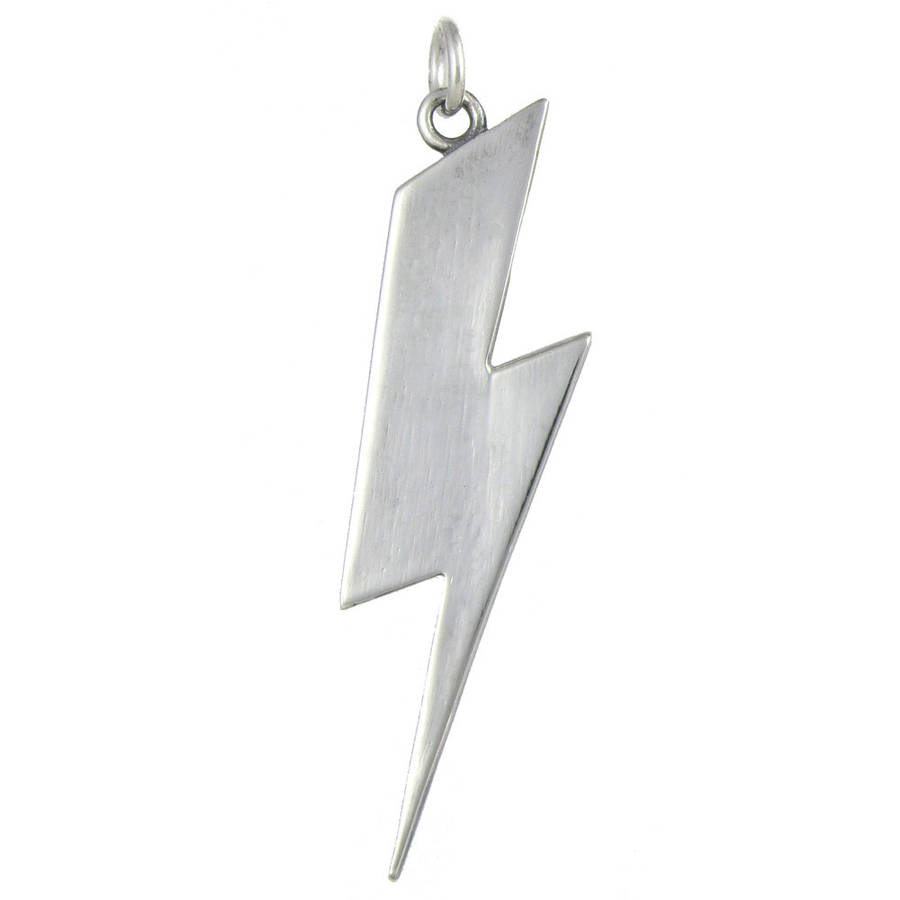 lightning bolt charm by black pearl