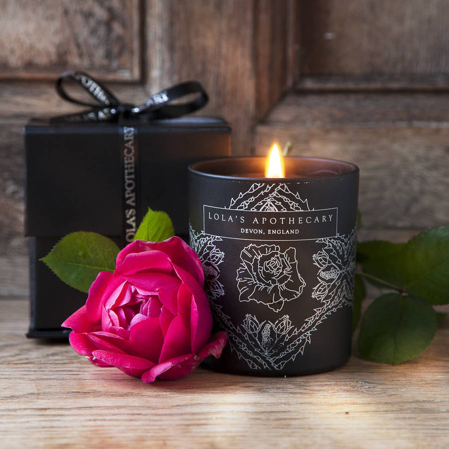 Delicate Romance Naturally Fragrant Candle By Lolas Apothecary 