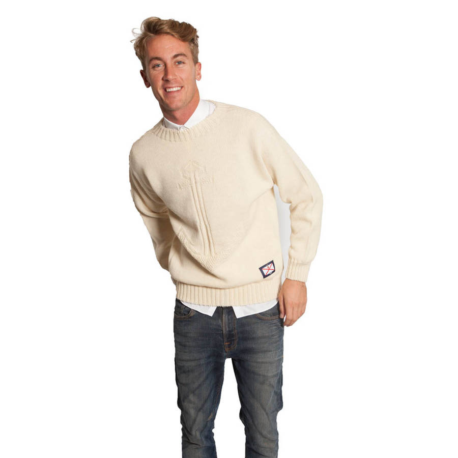 classic wool jersey sweater by the sweater company