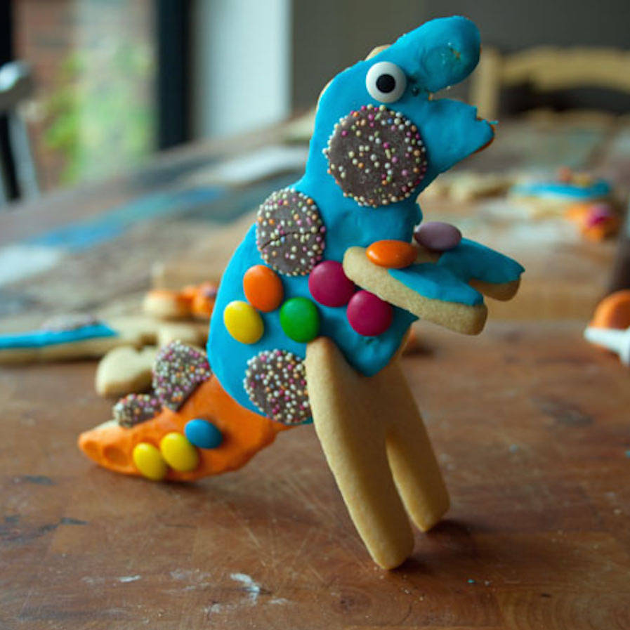 Children's 3d dinosaur biscuit decorating kit by bkd ...