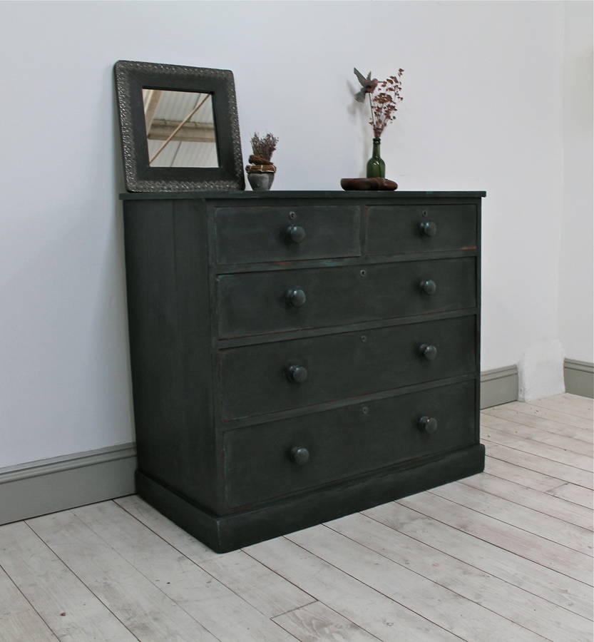 distressed painted chest of drawers by distressed but not forsaken