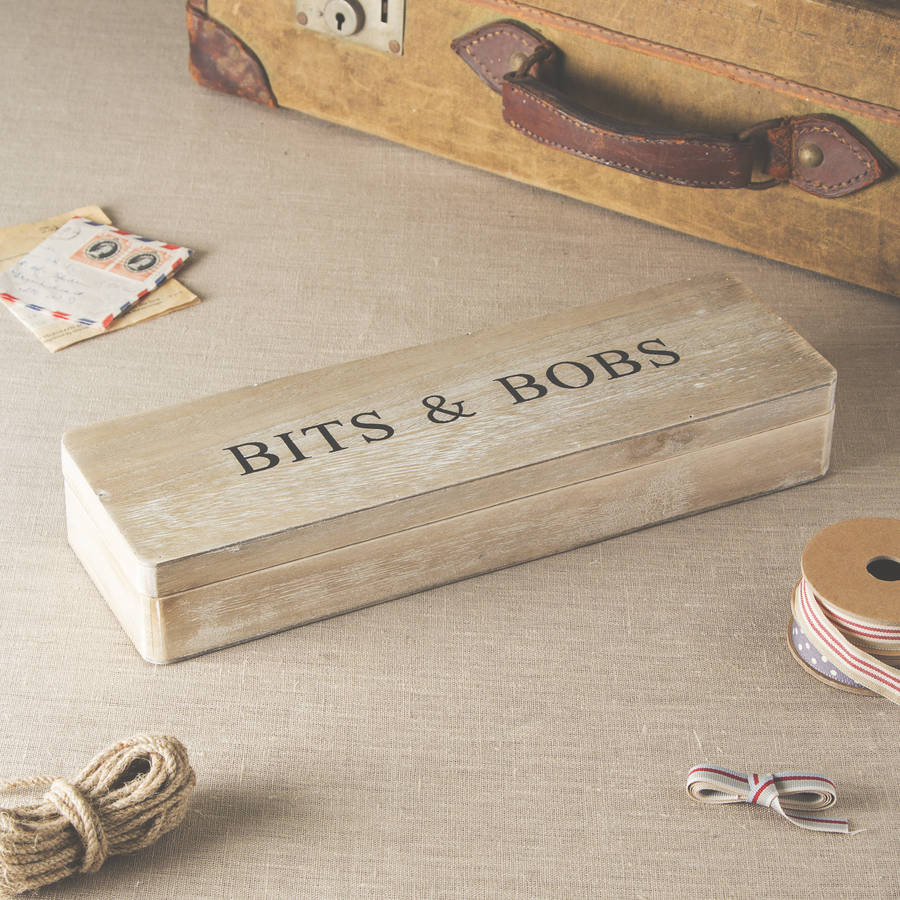 natural wood bits and bobs box by the contemporary home