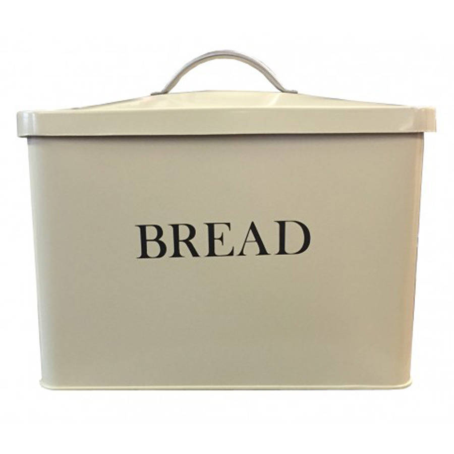 classic cream bread bin by garden selections