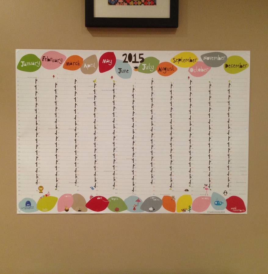 Large Family Wall Planner By Halfpinthome Notonthehighstreet