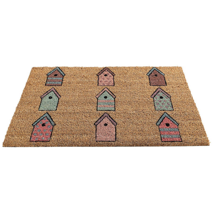bird house coir doormat by garden selections
