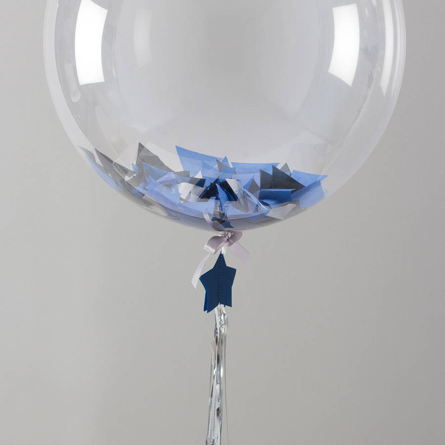 graduation confetti balloon by bubblegum balloons