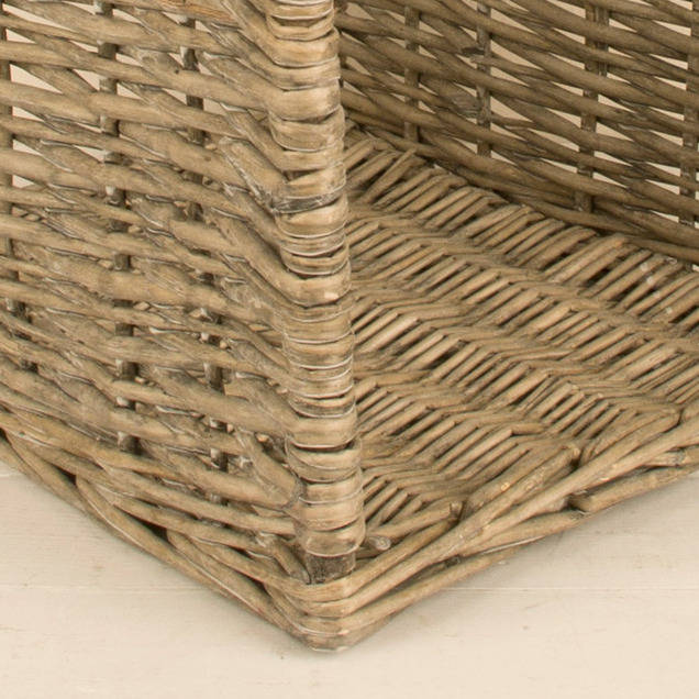 wicker open ends magazine basket by dibor