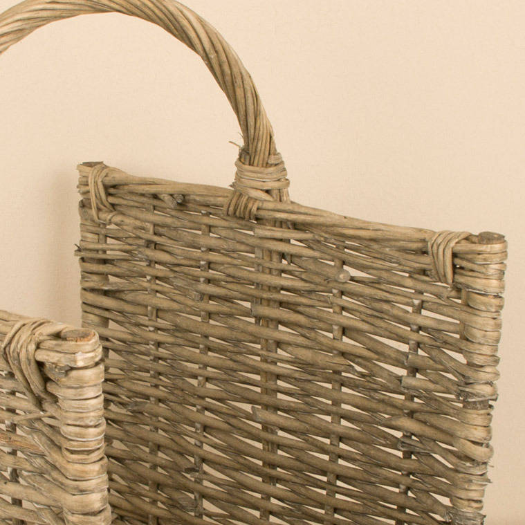 wicker open ends magazine basket by dibor