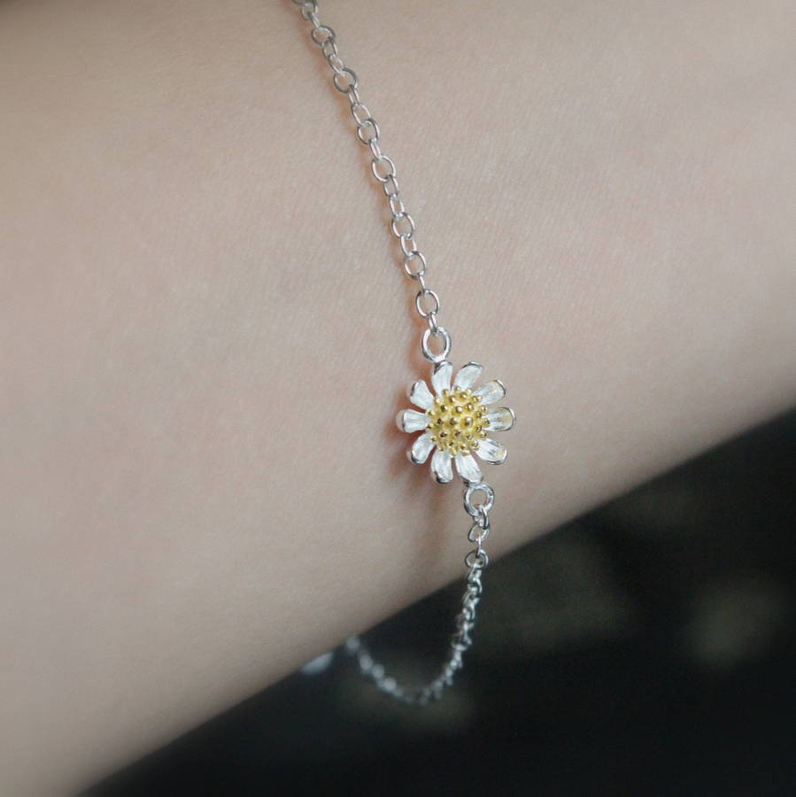 sterling silver wild flower bracelets by attic