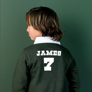 childrens personalised rugby shirts