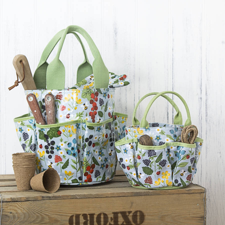 kitchen garden canvas gardening bag by the contemporary home