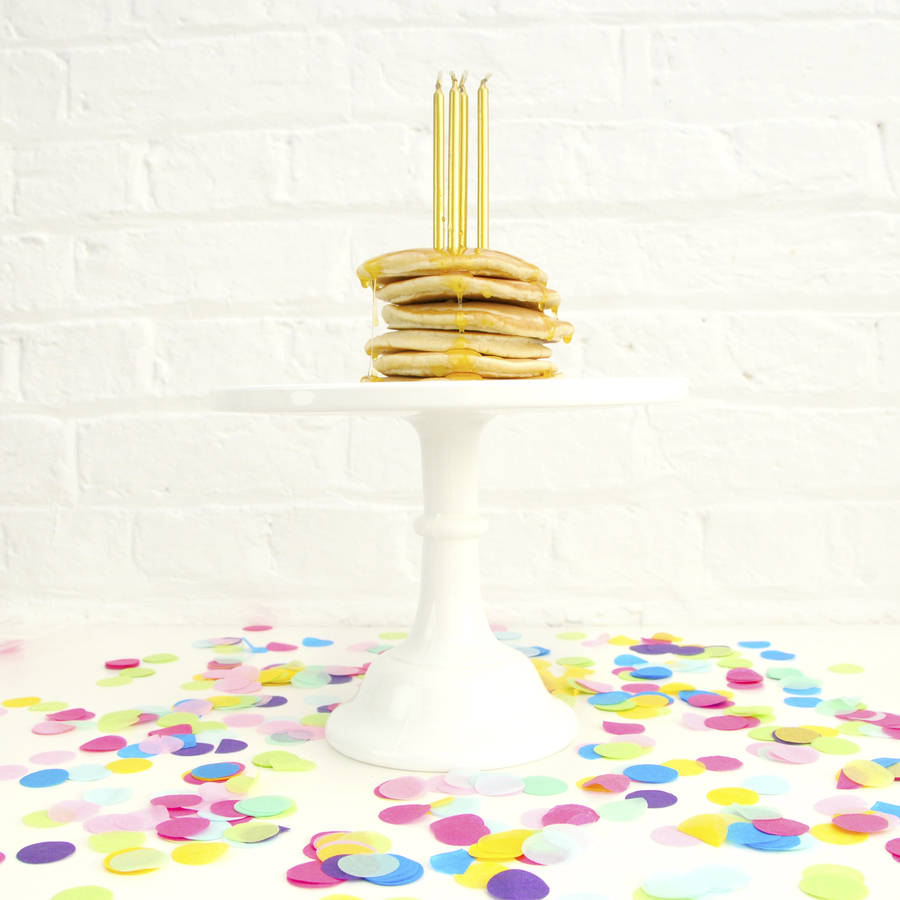 long gold cake candles by peach blossom