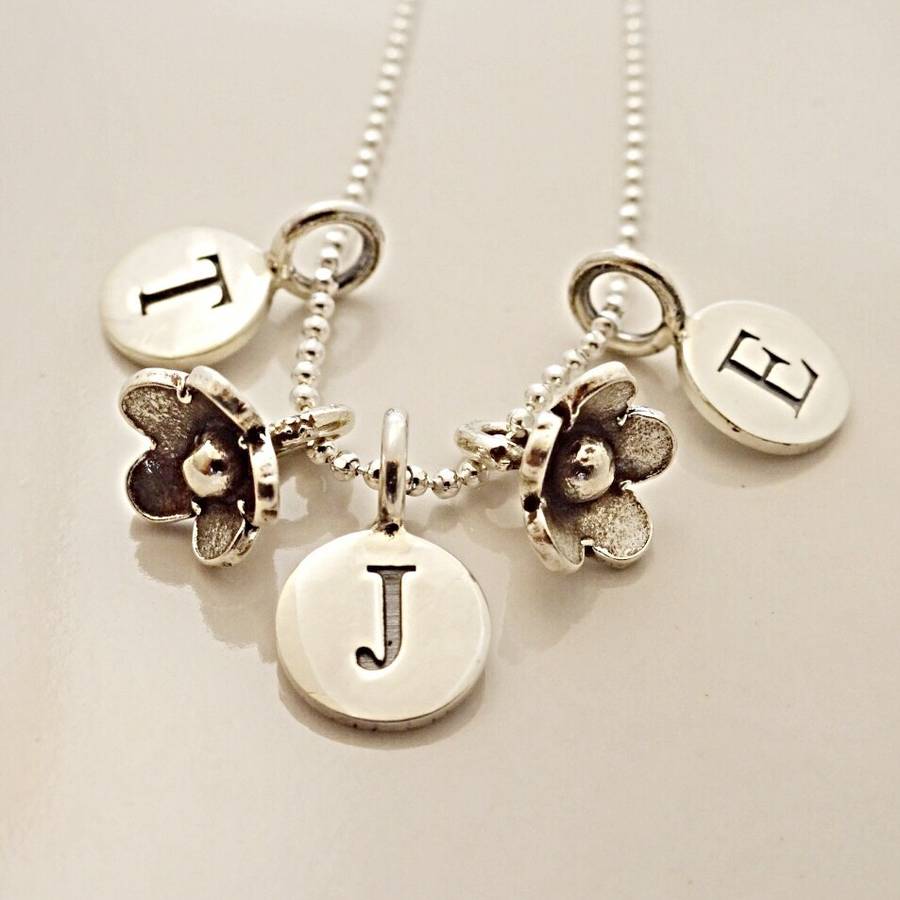 flower girl necklace by sophie jones jewellery