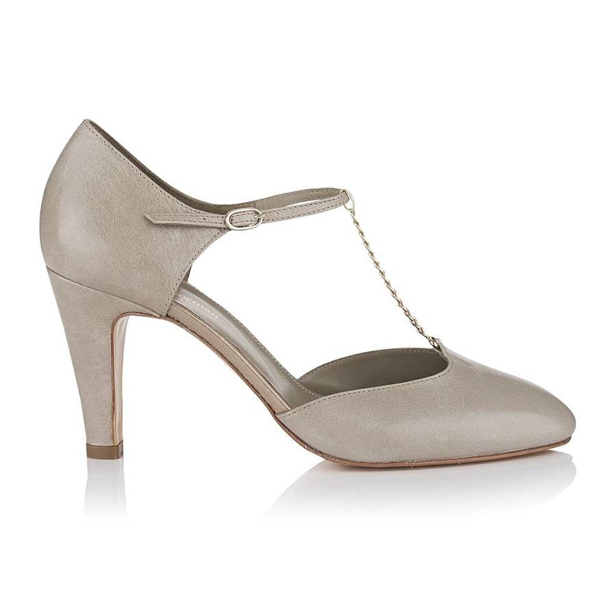 evie leather t bar shoes by agnes &amp; norman