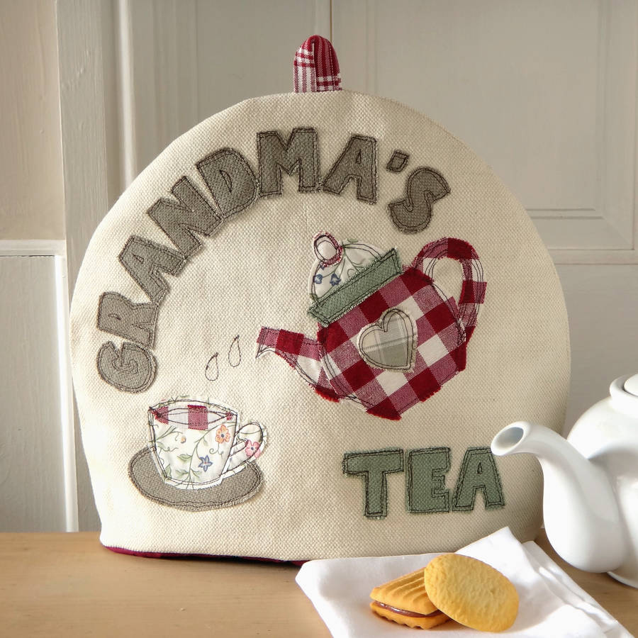 personalised tea cosy for her by milly and pip