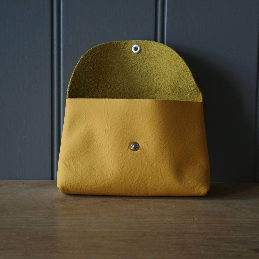 mustard leather paint